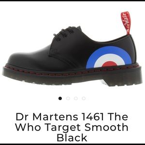 The Who Dr Martens RARE The Who collab DISCONTINUED - 1461s. No box. *Bonus item